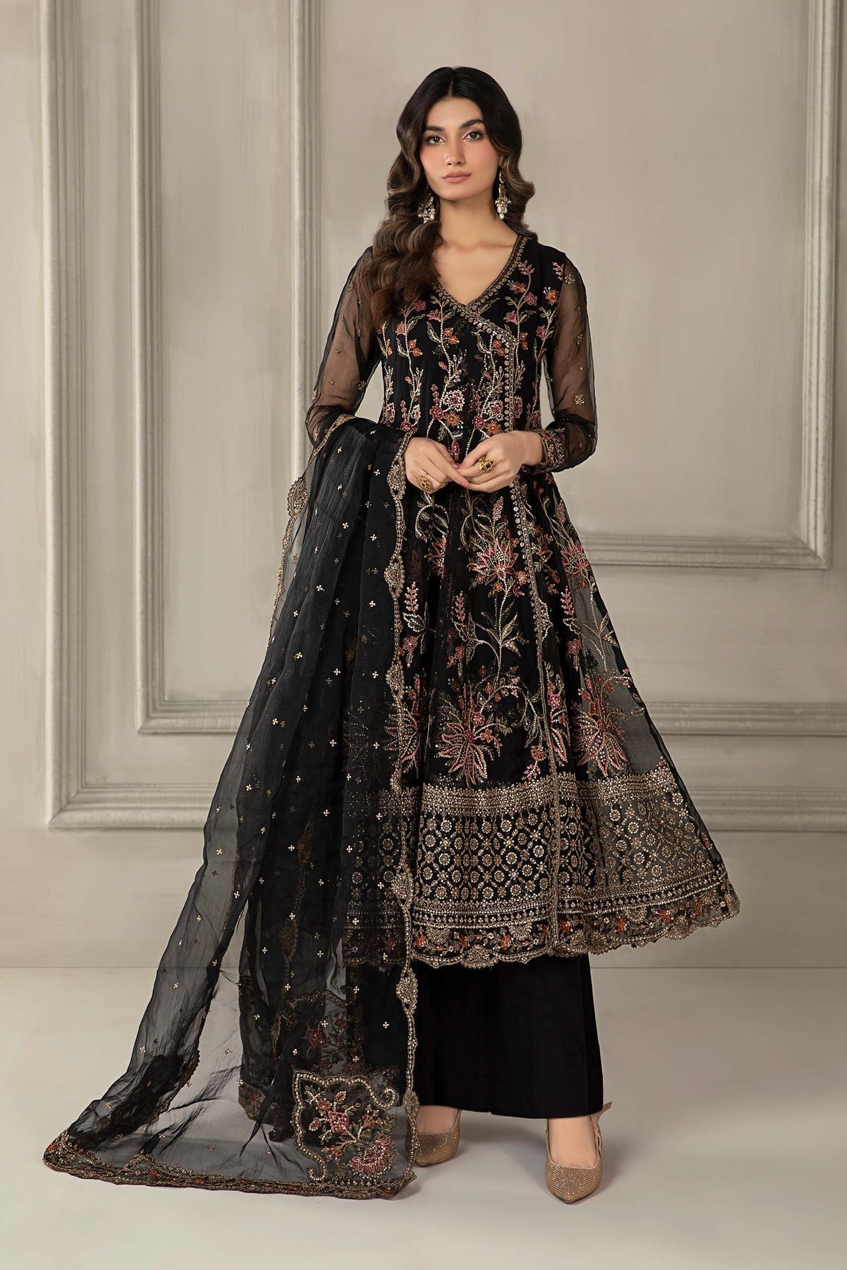 Maria B | Formal Wears | SF-EF24-19 -  Maria B Formal - Original Designer Dress - House of Maryam