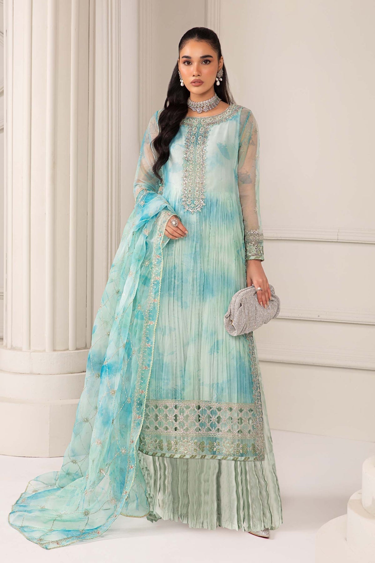 Maria B | Formal Wears | SF-EF24-20 -  Maria B Formal - Original Designer Dress - House of Maryam