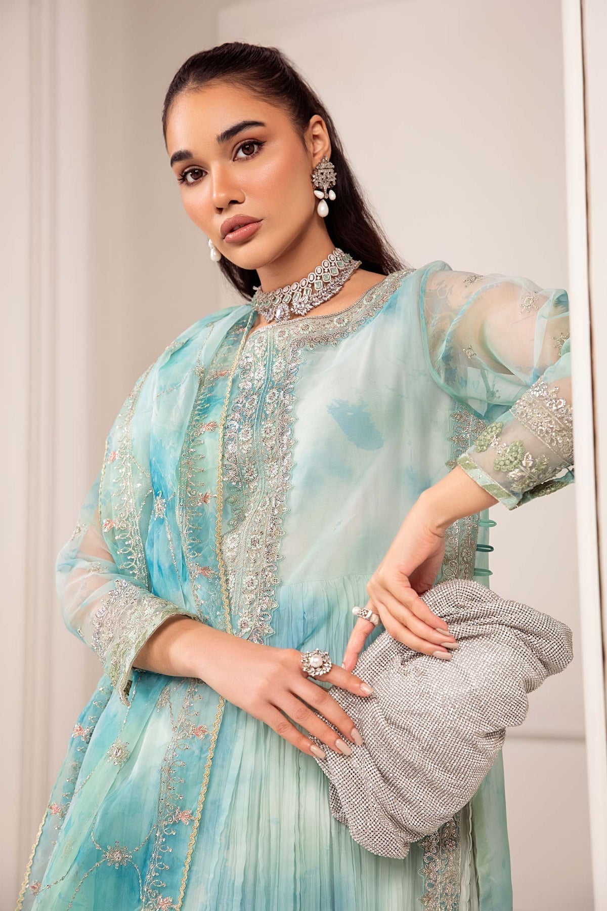Maria B | Formal Wears | SF-EF24-20 -  Maria B Formal - Original Designer Dress - House of Maryam