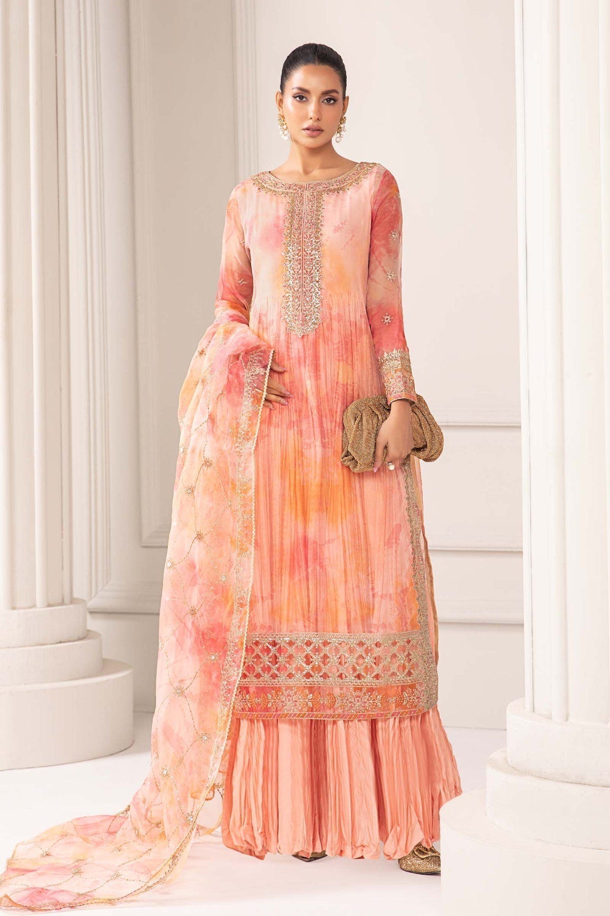 Maria B | Formal Wears | SF-EF24-20S -  Maria B Formal - Original Designer Dress - House of Maryam