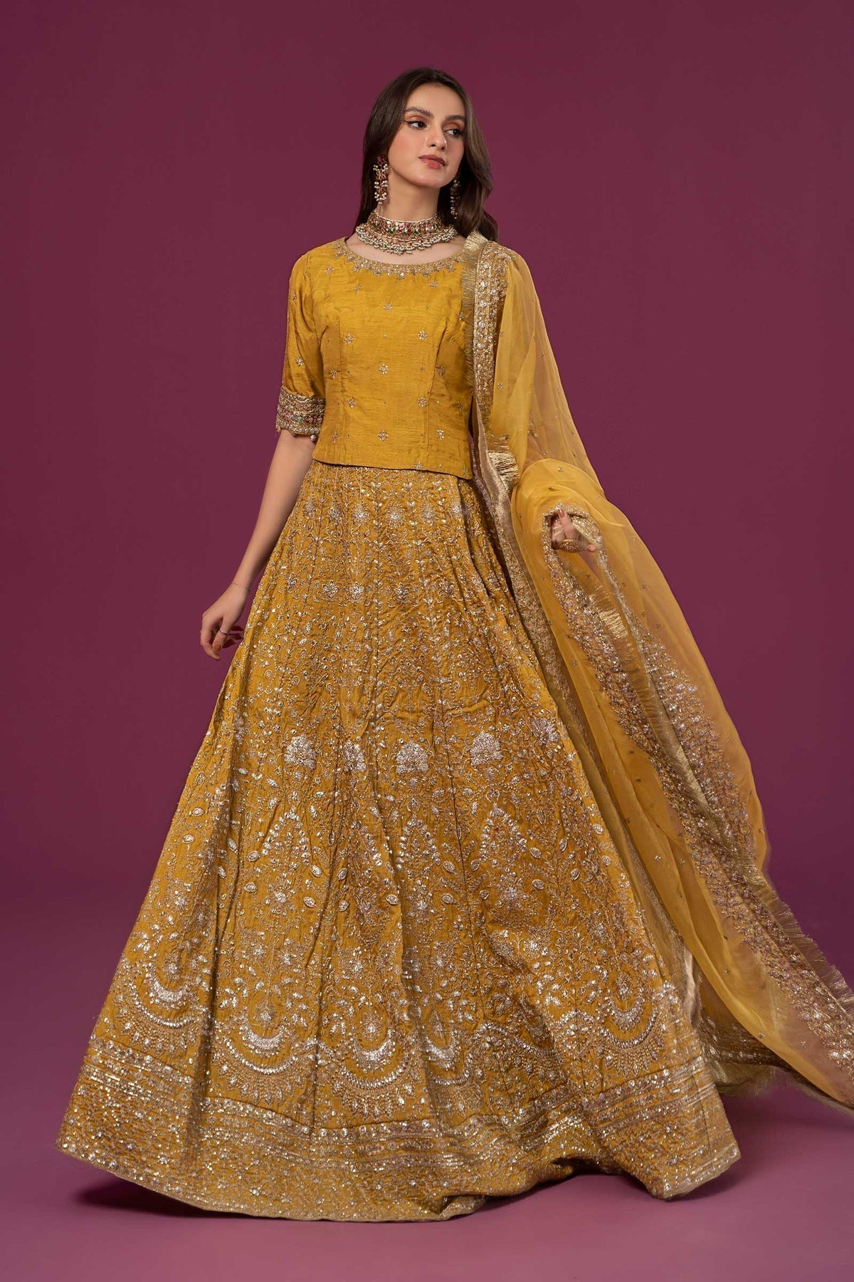 Maria B | Formal Wears | SF-EF24-26 -  Maria B Formal - Original Designer Dress - House of Maryam