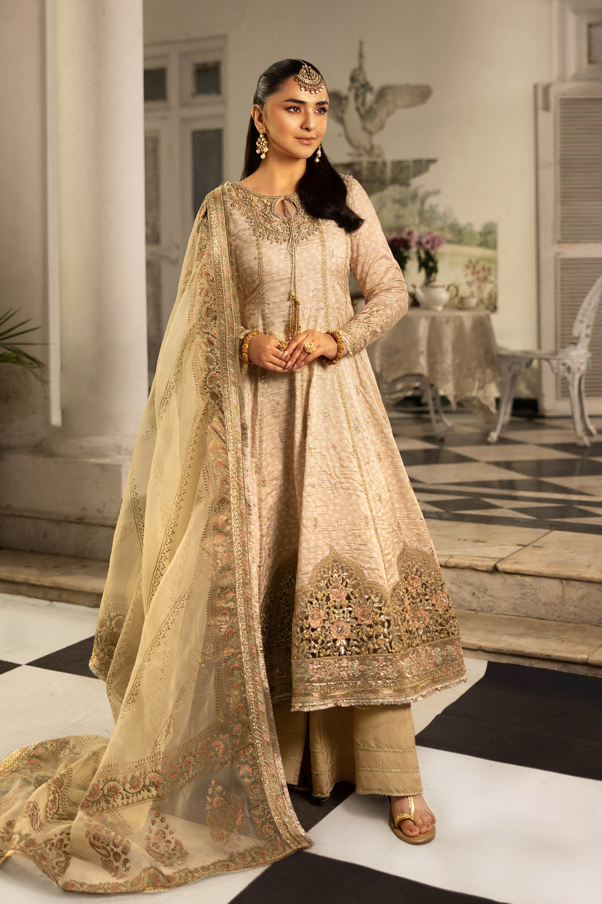 Maria B | Formal Wears | SF-EF25-32 -  Maria B Ladies Clothes - Original Designer Dress - House of Maryam