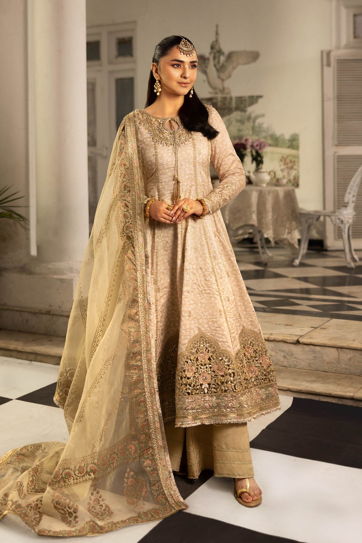Maria B | Formal Wears | SF-EF25-32 -  Maria B Ladies Clothes - Original Designer Dress - House of Maryam