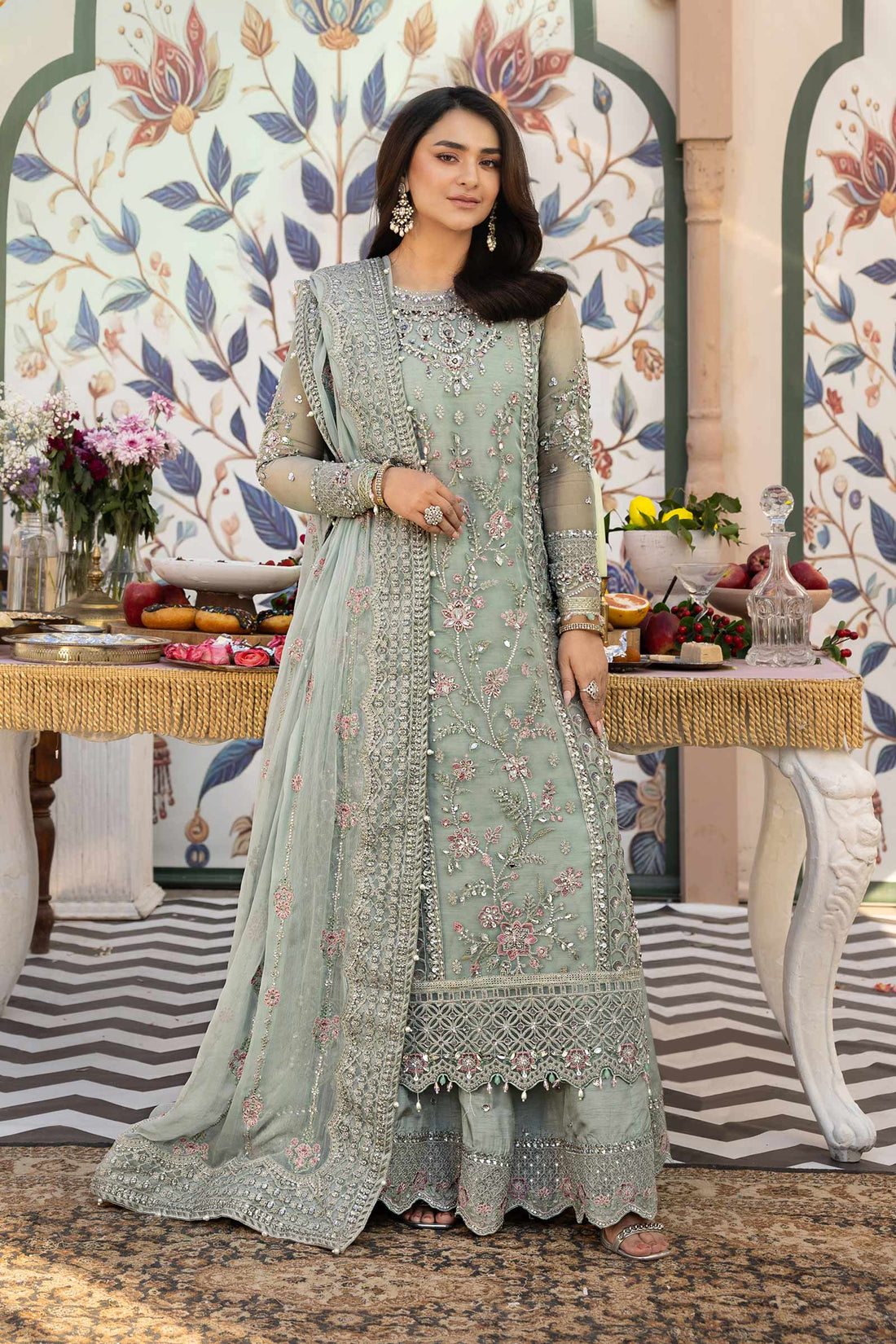 Maira B | Ready to Wear | SF-EF25-65 -  Maria B Luxury Formals -  House of Maryam