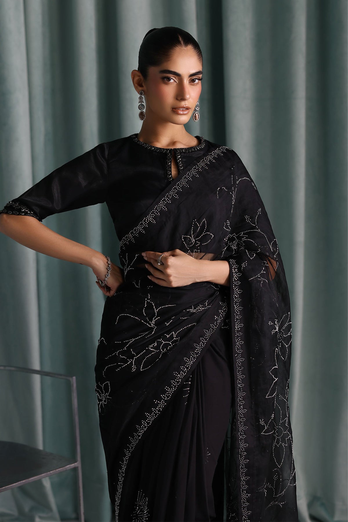 Maria B | Luxury Formals Pre Fall | SF-PF26-02-Black, image 4