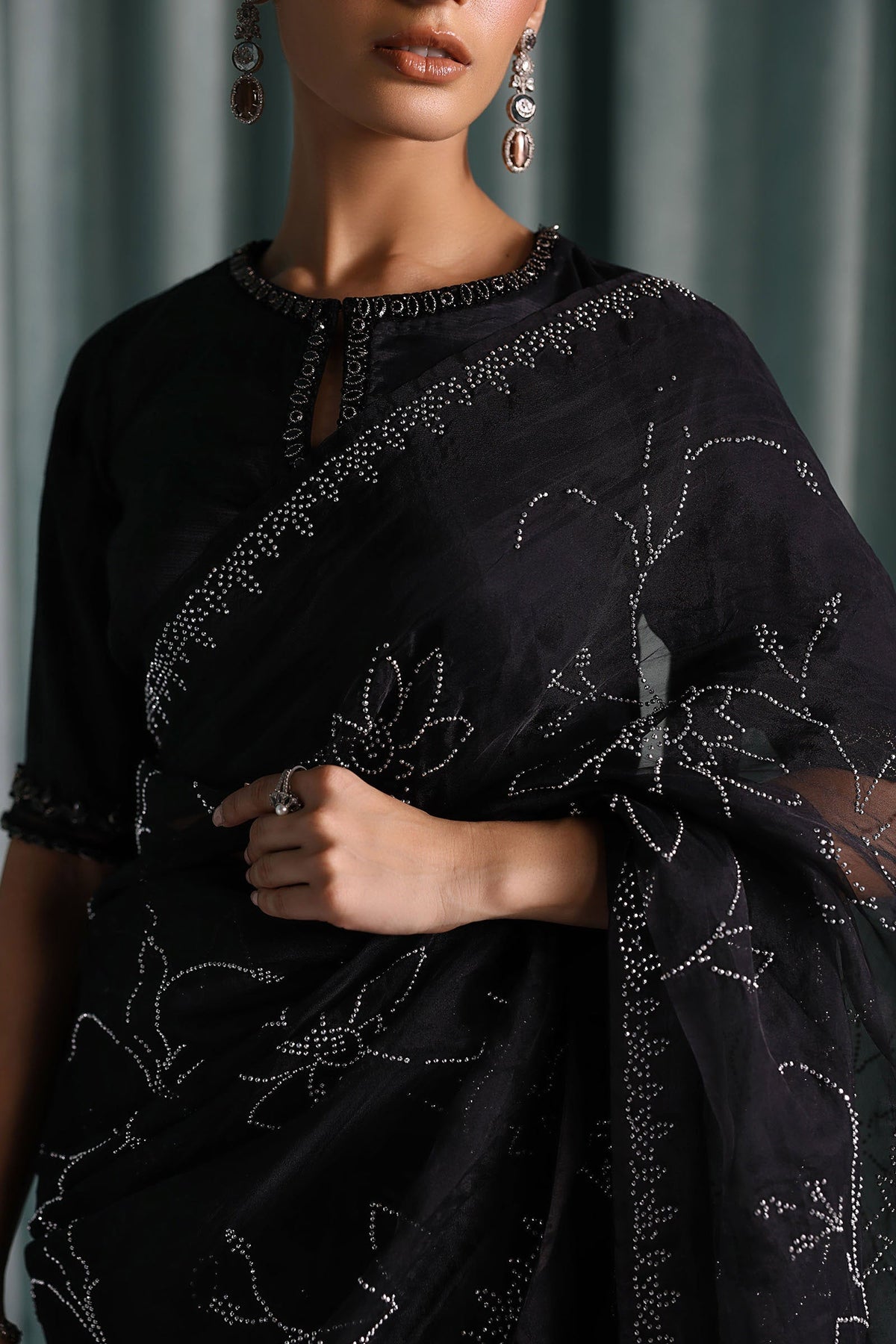 Maria B | Luxury Formals Pre Fall | SF-PF26-02-Black, image 3