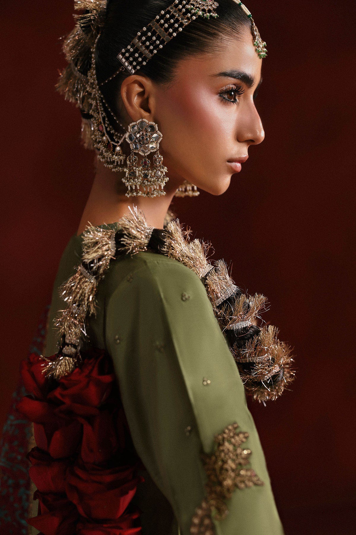 Maria B | Luxury Formals Pre Fall | SF-PF26-03-Green, image 4