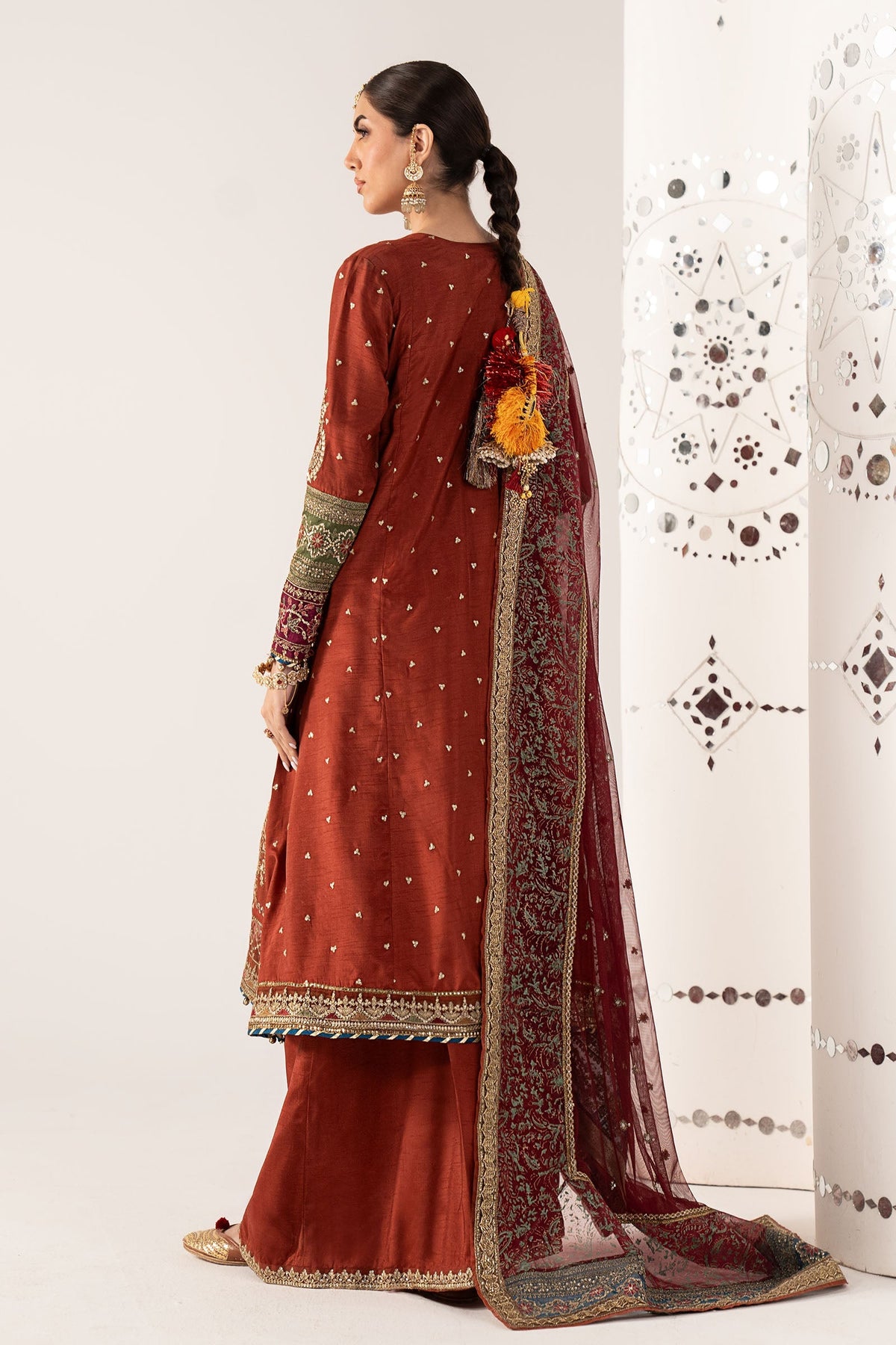 Maria B | Luxury Formals Pre Fall | SF-PF26-03-Mustard, image 2