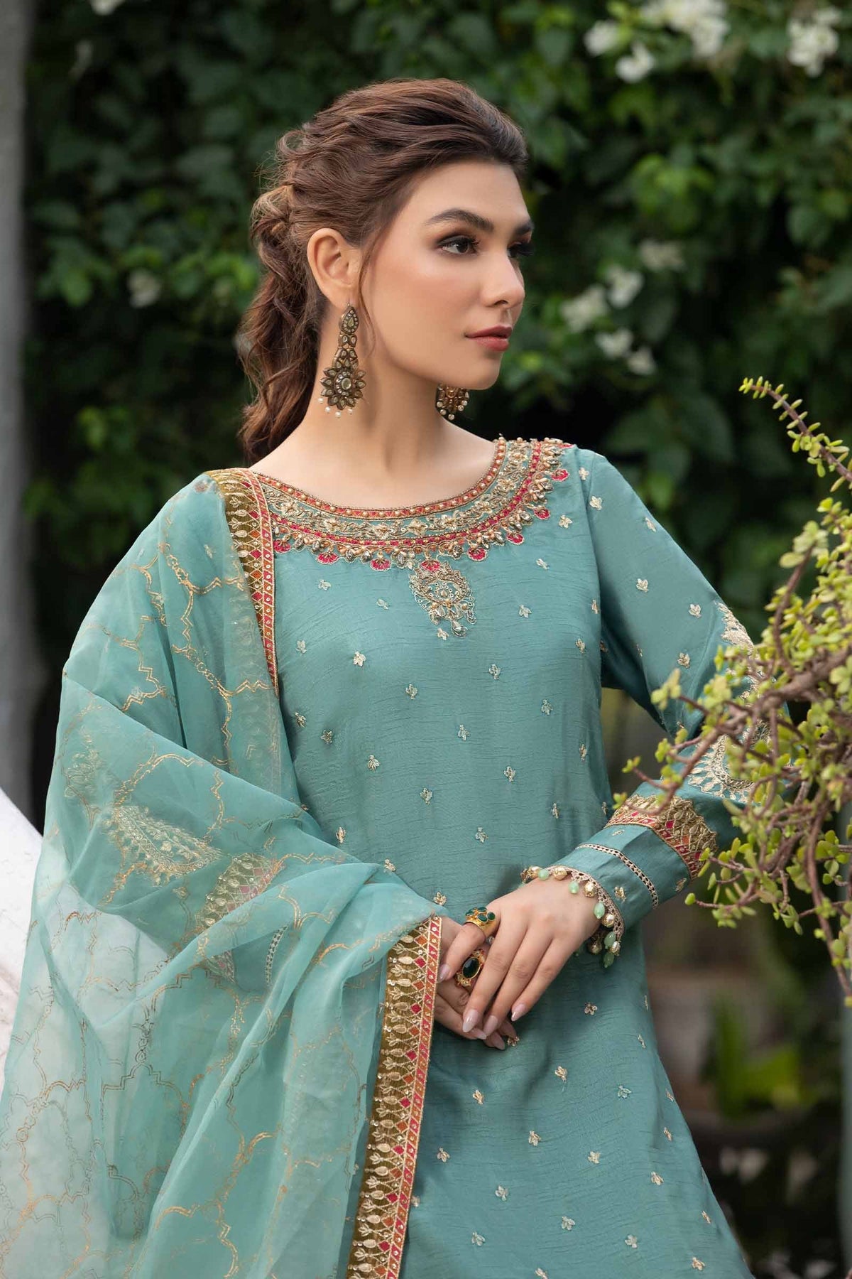 Maria B | Luxury Formals | SF-EA23-18R1-Ferozi-3