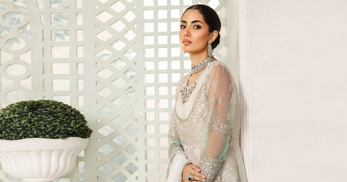Maira B | Ready to Wear | SF-EA24-18 -  Maria B Luxury Formals -  House of Maryam