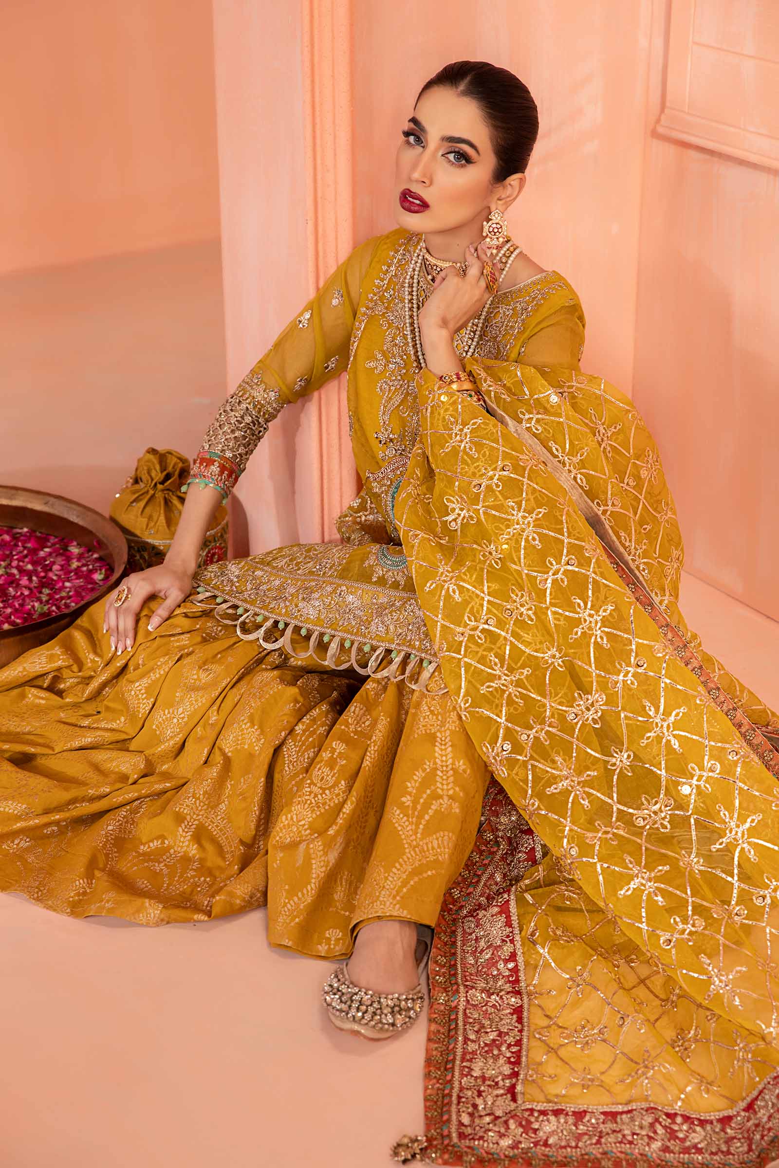 Maira B | Ready to Wear | SF-EA24-28 -  Maria B Luxury Formals -  House of Maryam