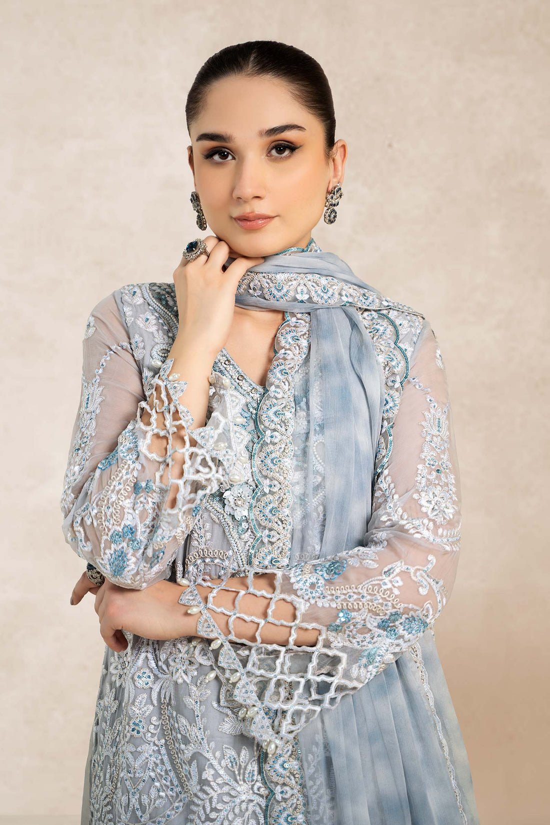 Maira B | Ready to Wear | SF-EA24-40 -  Maria B Luxury Formals -  House of Maryam