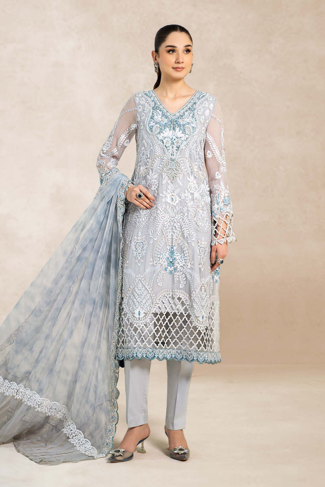 Maira B | Ready to Wear | SF-EA24-40 -  Maria B Luxury Formals -  House of Maryam
