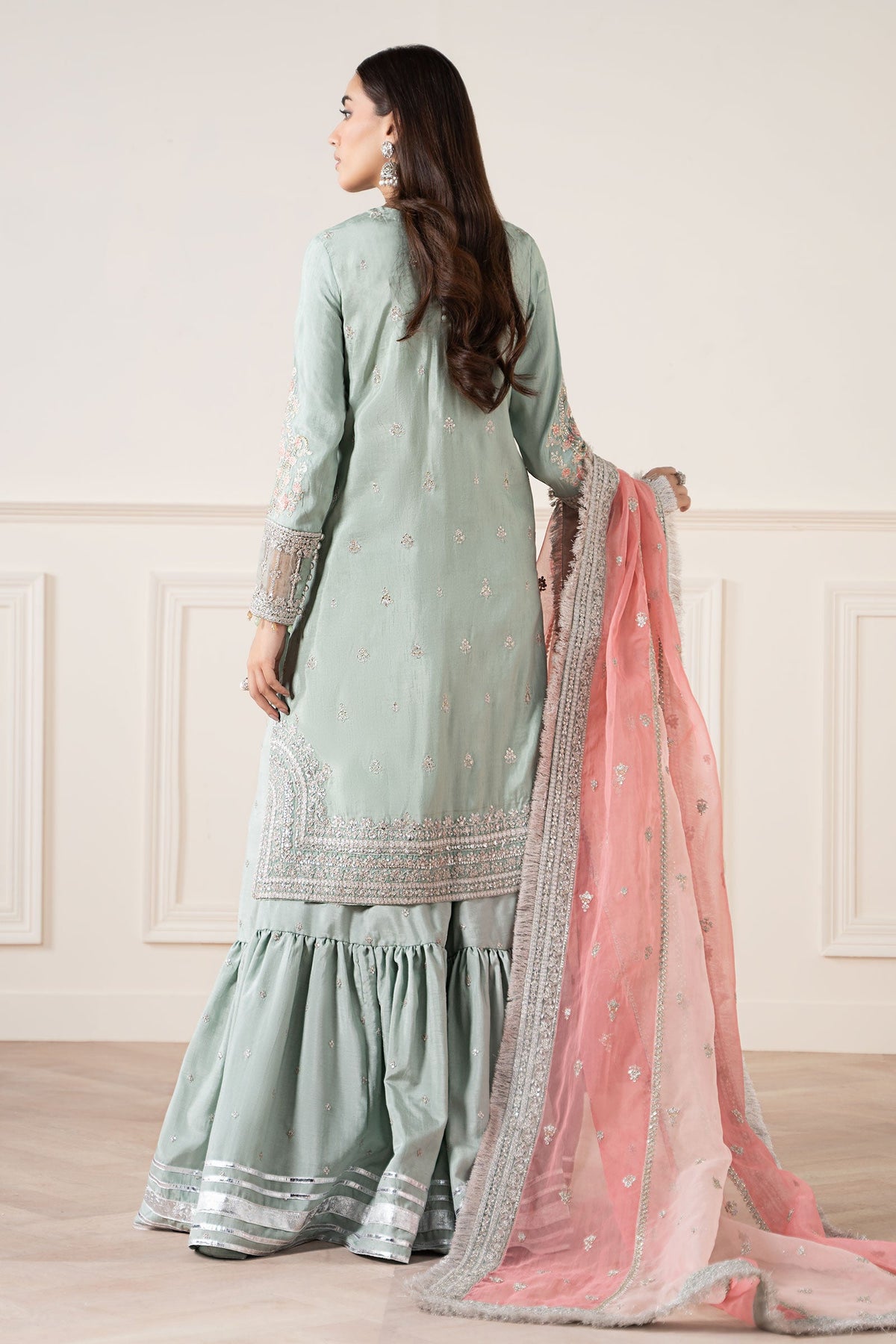 Maria B | Formal Wears | SF-EA25-02 -  Maria B Ladies Clothes - Original Designer Dress - House of Maryam