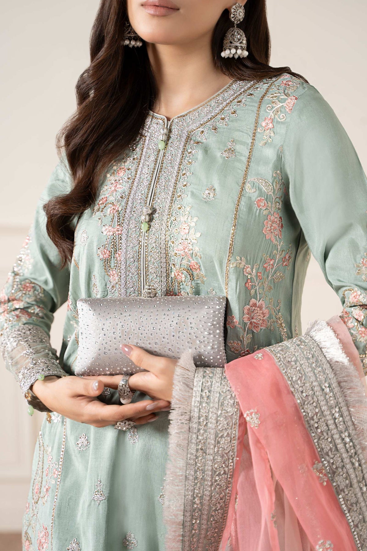 Maria B | Formal Wears | SF-EA25-02 -  Maria B Ladies Clothes - Original Designer Dress - House of Maryam