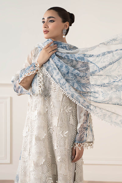 Maria B | Pre Fall 25 | Organza Suit 05 -  Maria B Ladies Clothes - Original Designer Dress - House of Maryam