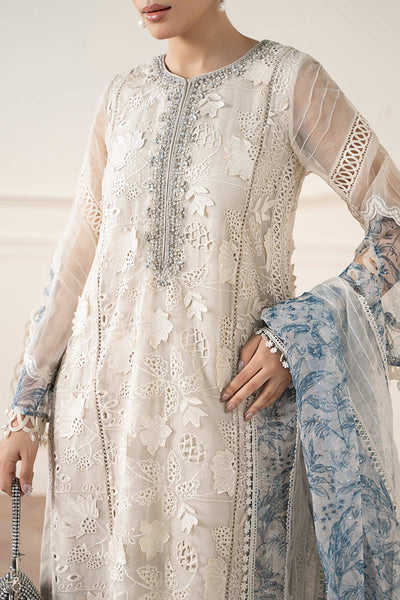 Maria B | Pre Fall 25 | Organza Suit 05 -  Maria B Ladies Clothes - Original Designer Dress - House of Maryam