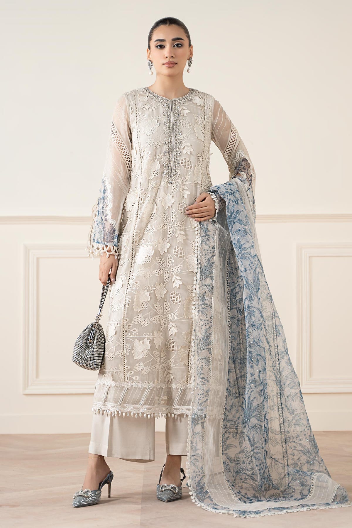 Maria B | Formal Wears | SF-EA25-05 -  Maria B Ladies Clothes - Original Designer Dress - House of Maryam