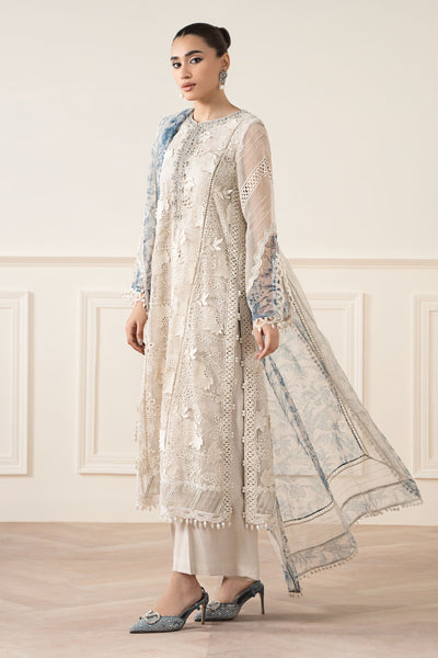 Maria B | Pre Fall 25 | Organza Suit 05 -  Maria B Ladies Clothes - Original Designer Dress - House of Maryam