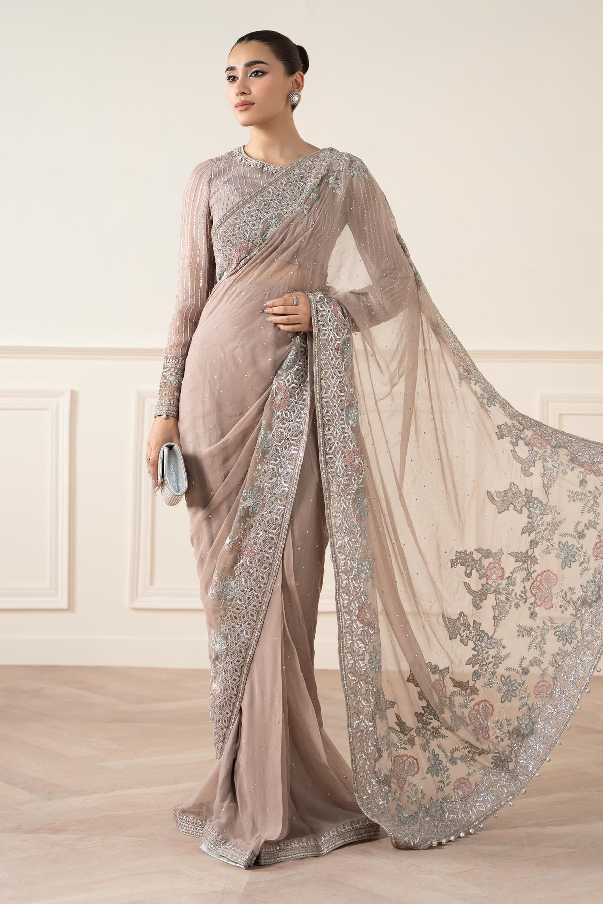 Maria B | Formal Wears | SF-EA25-13 -  Maria B Ladies Clothes - Original Designer Dress - House of Maryam