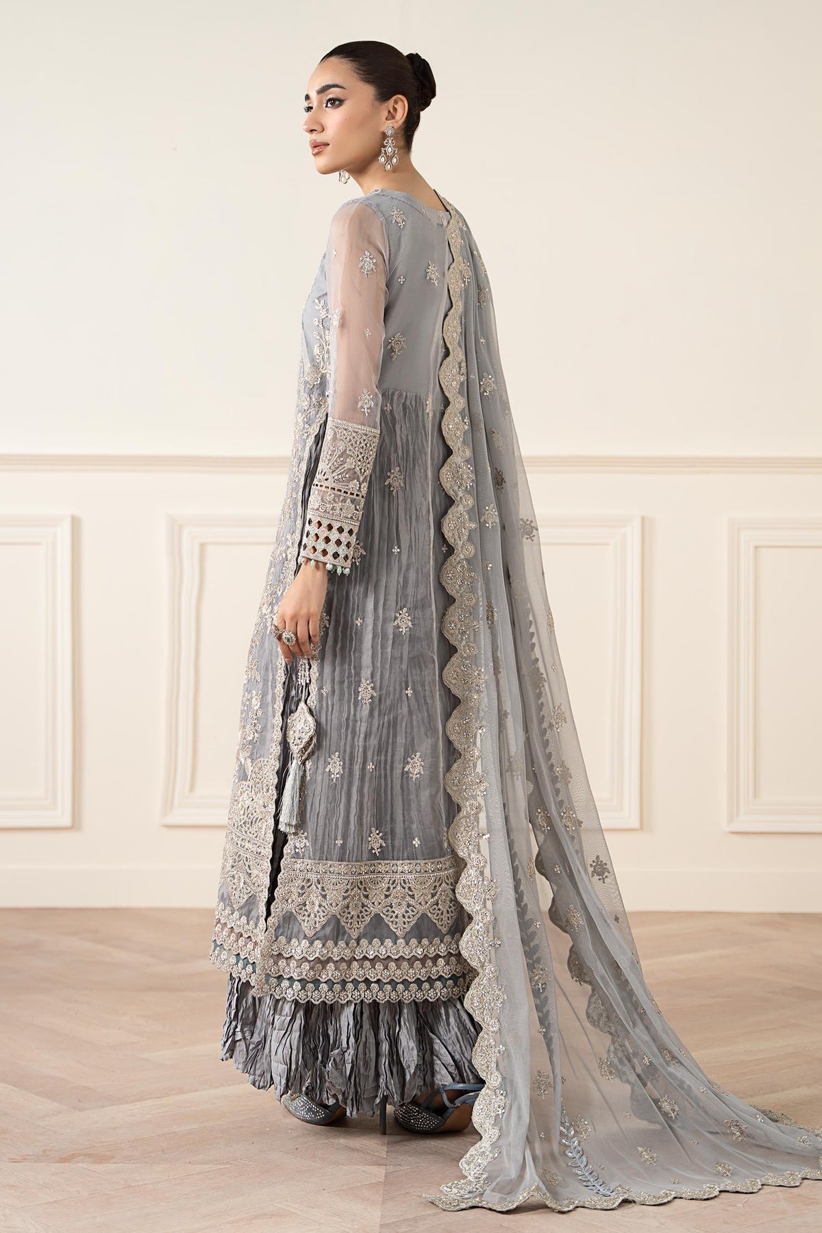 Maria B | Formal Wears | SF-EA25-22 -  Maria B Ladies Clothes - Original Designer Dress - House of Maryam