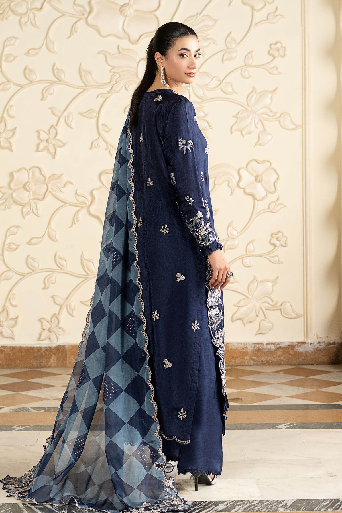Maria B | Luxury Formals Pre Fall | SF-EA26-12-Blue, image 2