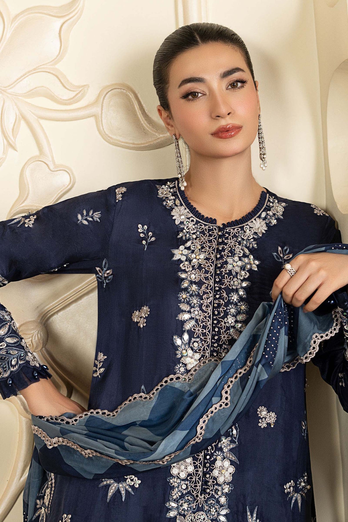 Maria B | Luxury Formals Pre Fall | SF-EA26-12-Blue, image 4