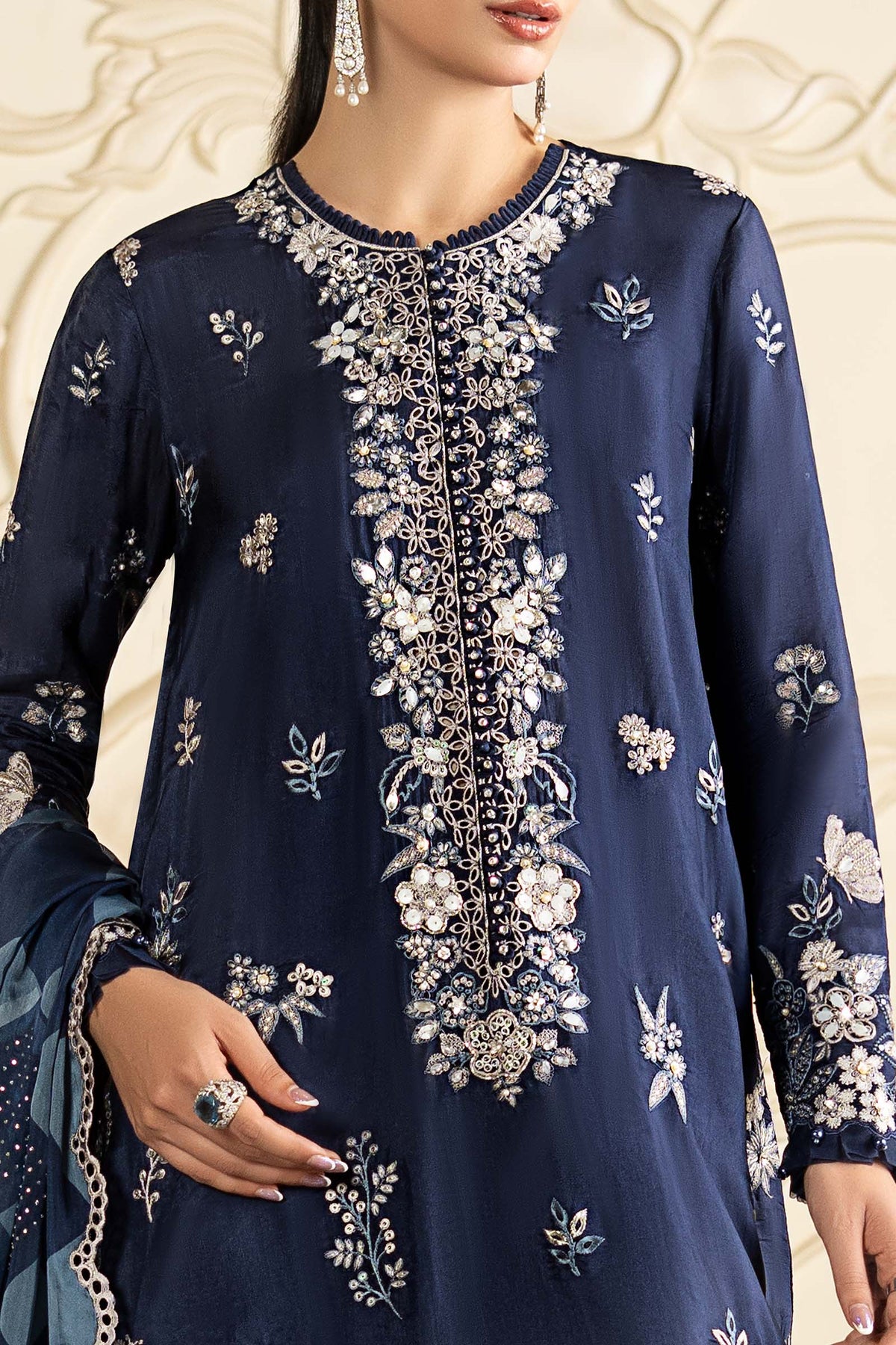 Maria B | Luxury Formals Pre Fall | SF-EA26-12-Blue, image 3