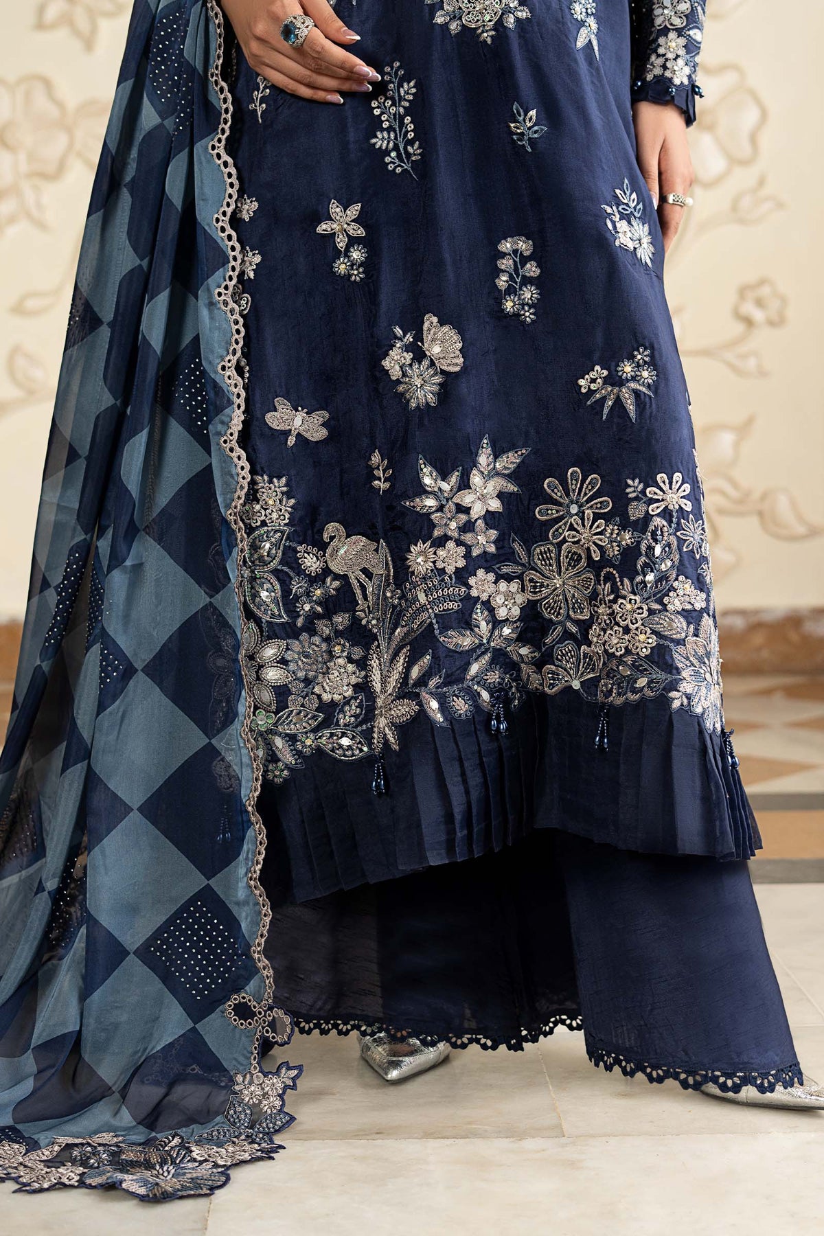 Maria B | Luxury Formals Pre Fall | SF-EA26-12-Blue, image 5