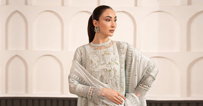 Maria B | Luxury Formals Pre Fall | SF-EA26-24-Ice Blue