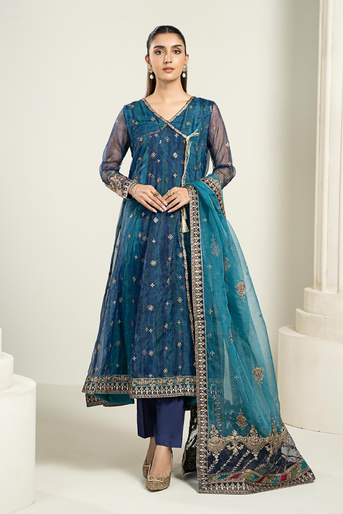 Maira B | Ready to Wear | SF-EF22-43R1 -  Maria B Luxury Formals -  House of Maryam