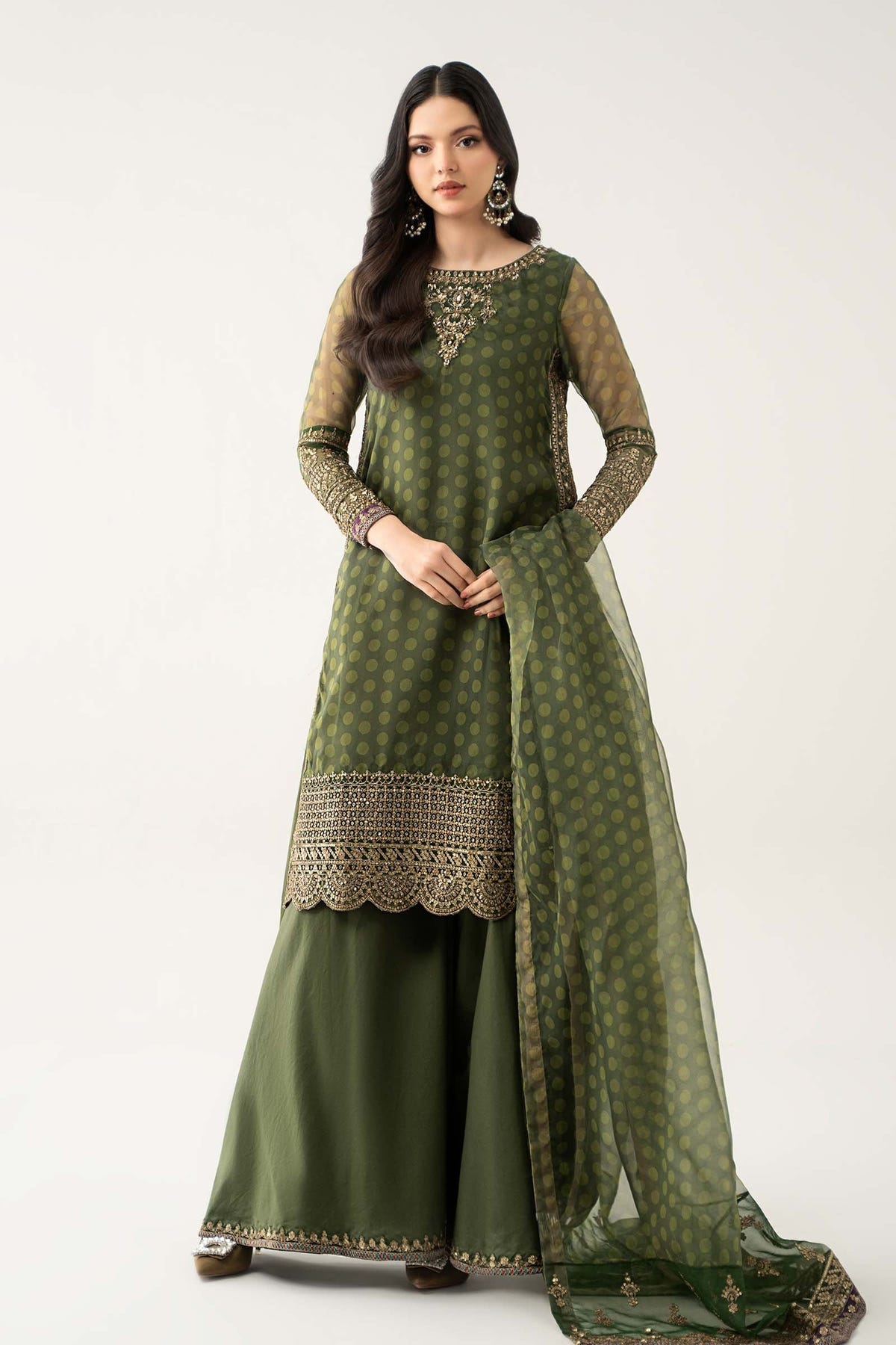 Maria B | Formal Wears | SF-EF23-08R1 -  Maria B Ladies Clothes - Original Designer Dress - House of Maryam