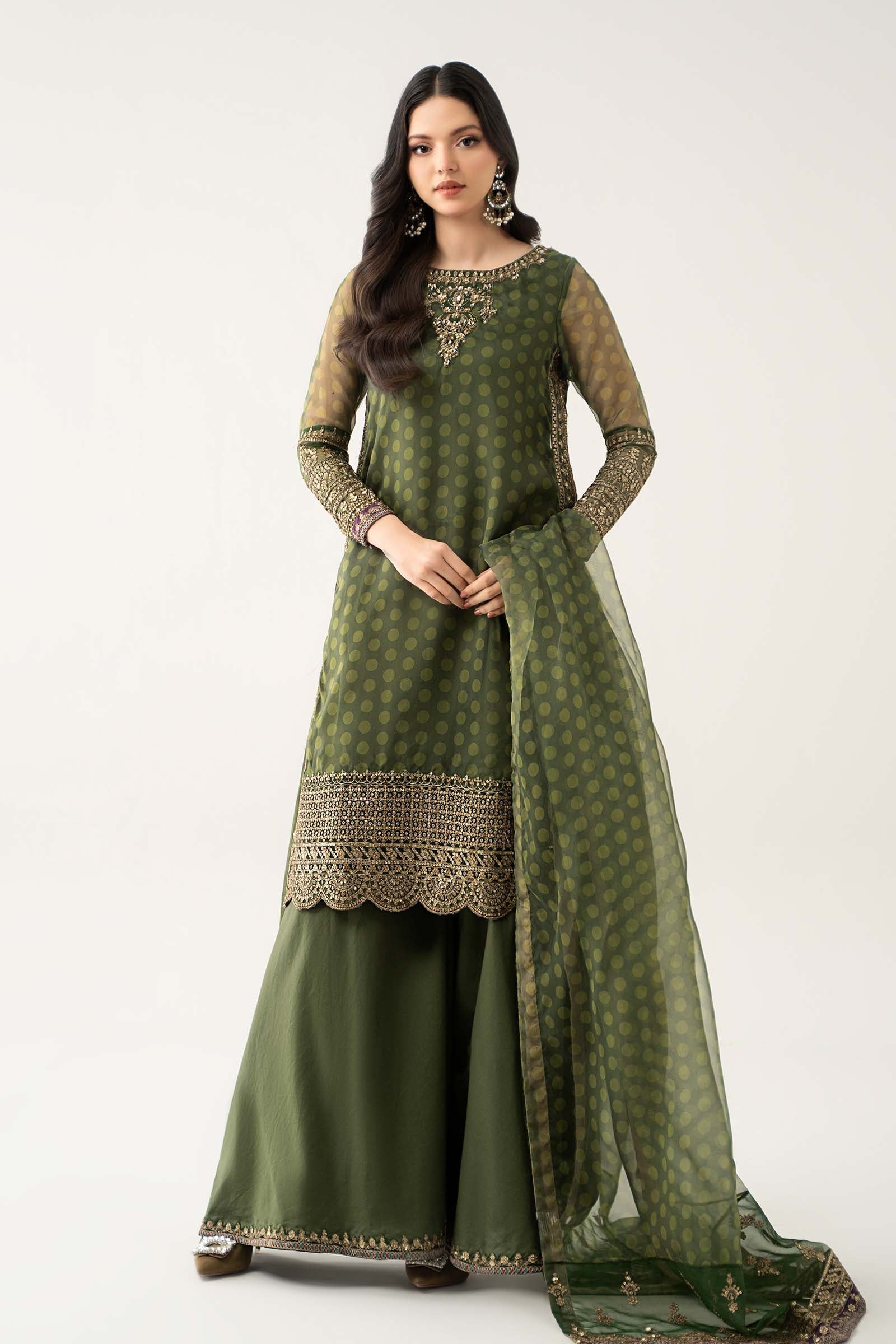 Maria B | Formal Wears | SF-EF23-08R1 -  Maria B Ladies Clothes - Original Designer Dress - House of Maryam