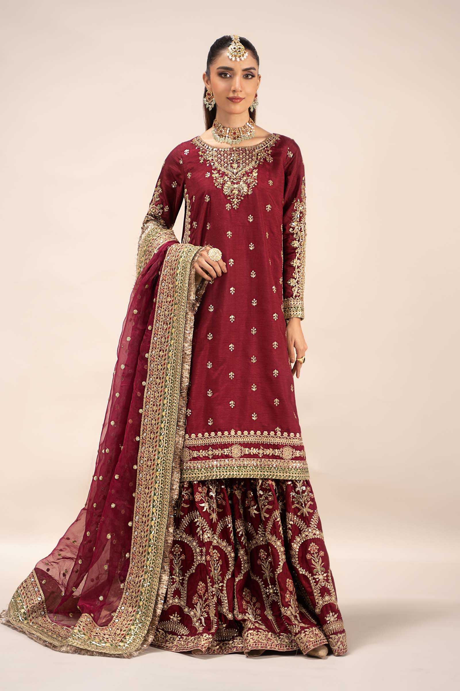 Maira B | Ready to Wear | SF-EF25-01 -  Maria B Luxury Formals -  House of Maryam