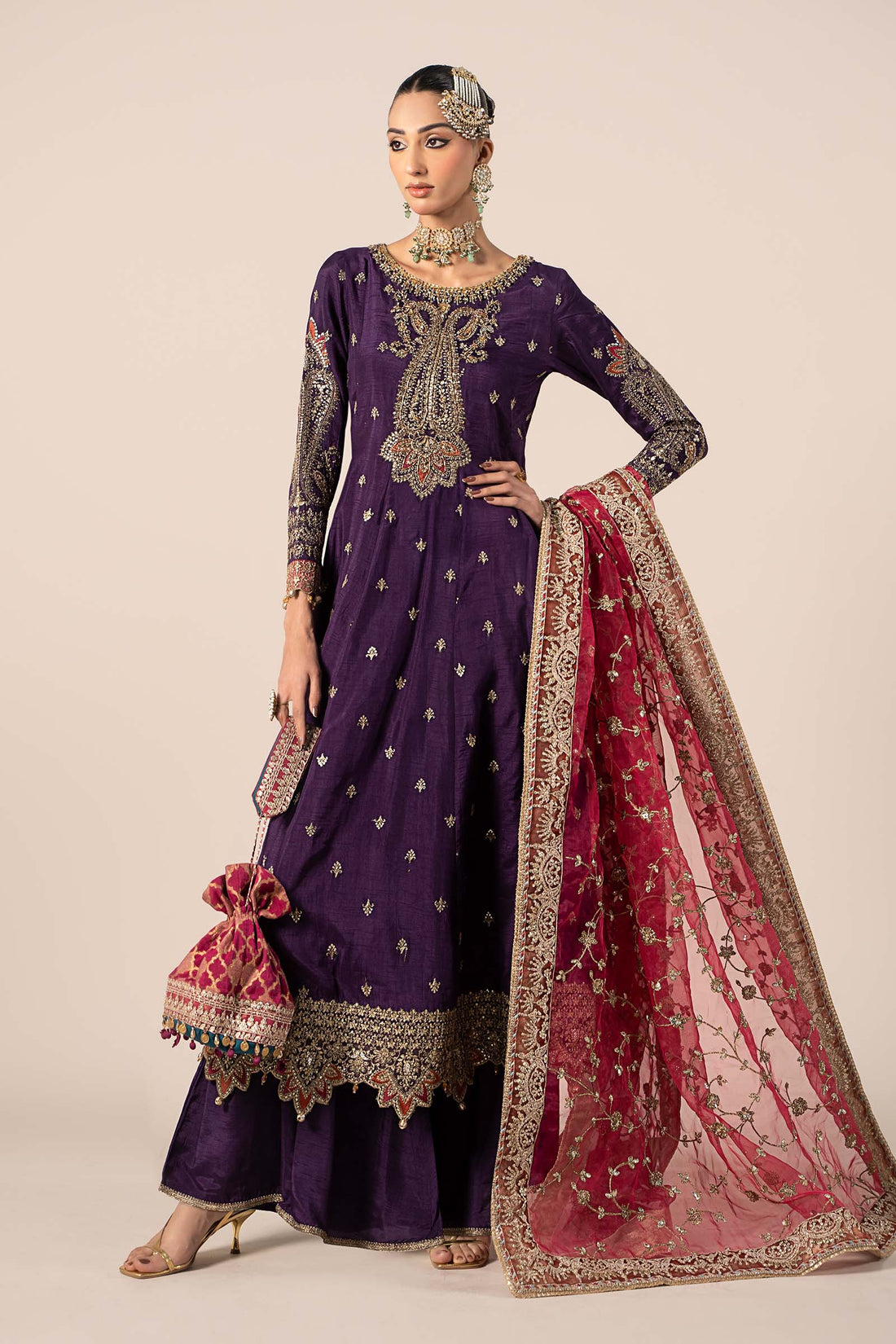 Maira B | Ready to Wear | SF-EF25-02 -  Maria B Luxury Formals -  House of Maryam