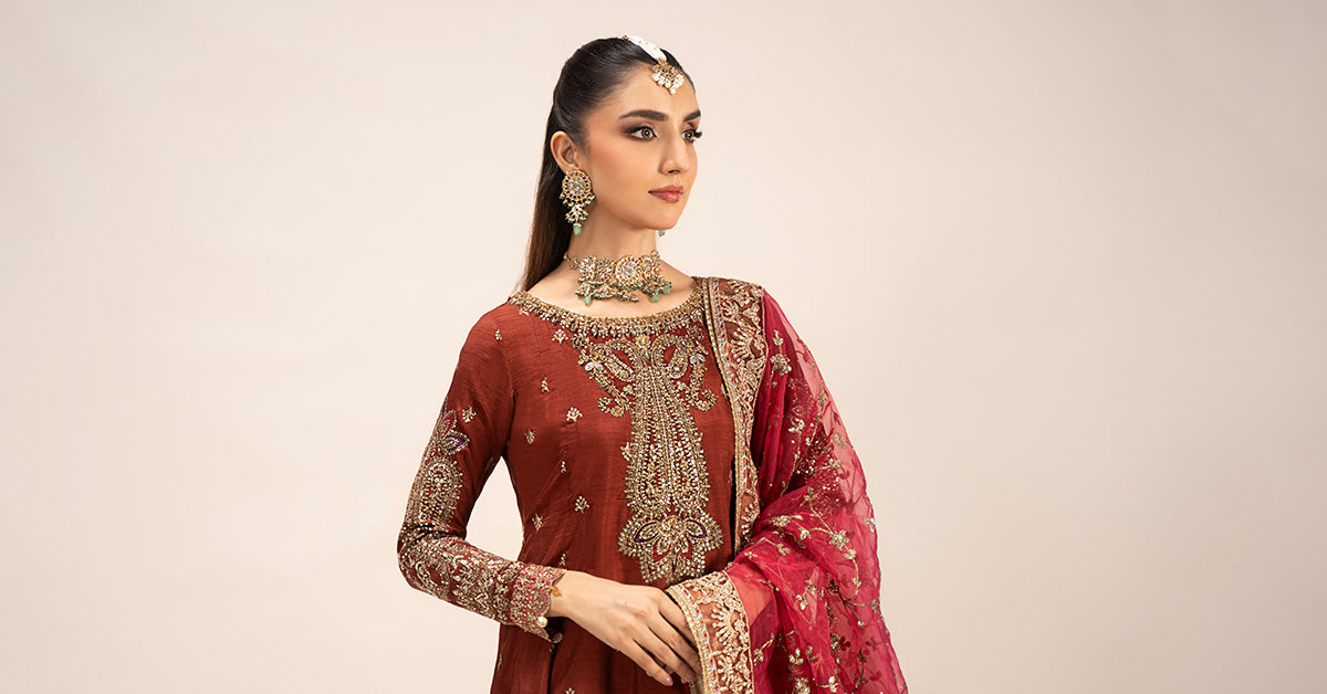 Maira B | Ready to Wear | SF-EF25-02 -  Maria B Luxury Formals -  House of Maryam
