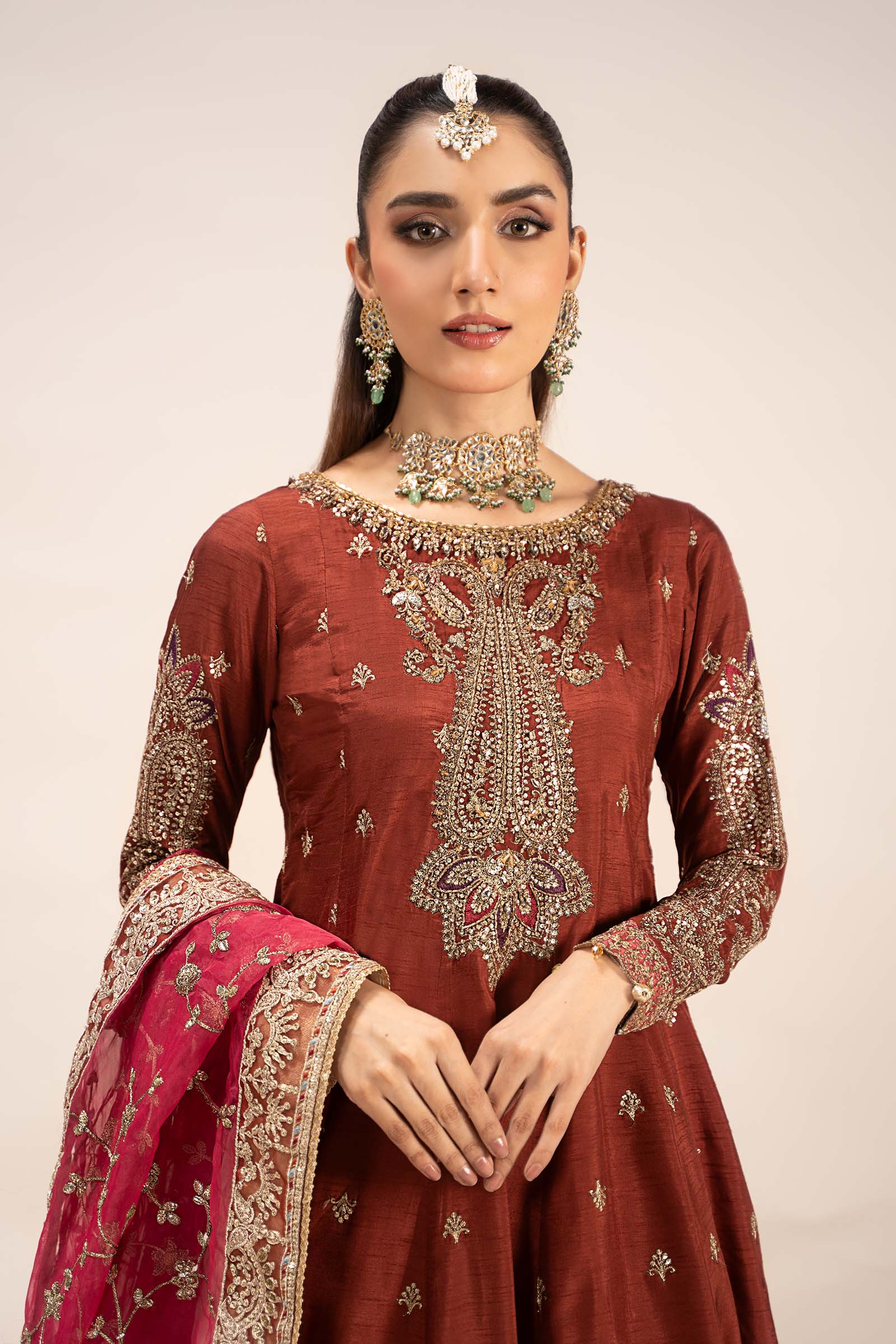 Maria B | Formal Wears | SF-EF25-02 -  Maria B Ladies Clothes - Original Designer Dress - House of Maryam