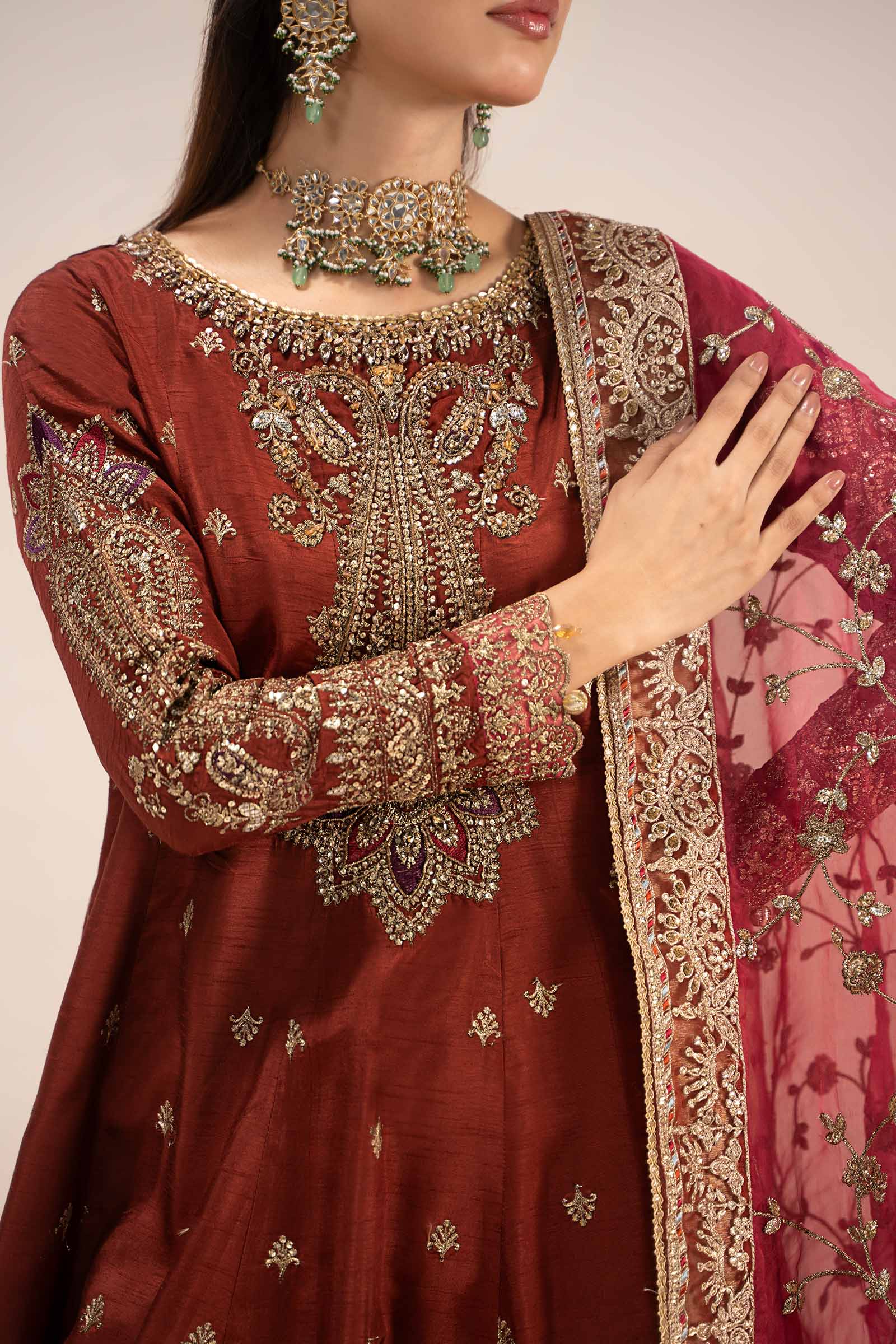 Maira B | Ready to Wear | SF-EF25-02 -  Maria B Luxury Formals -  House of Maryam