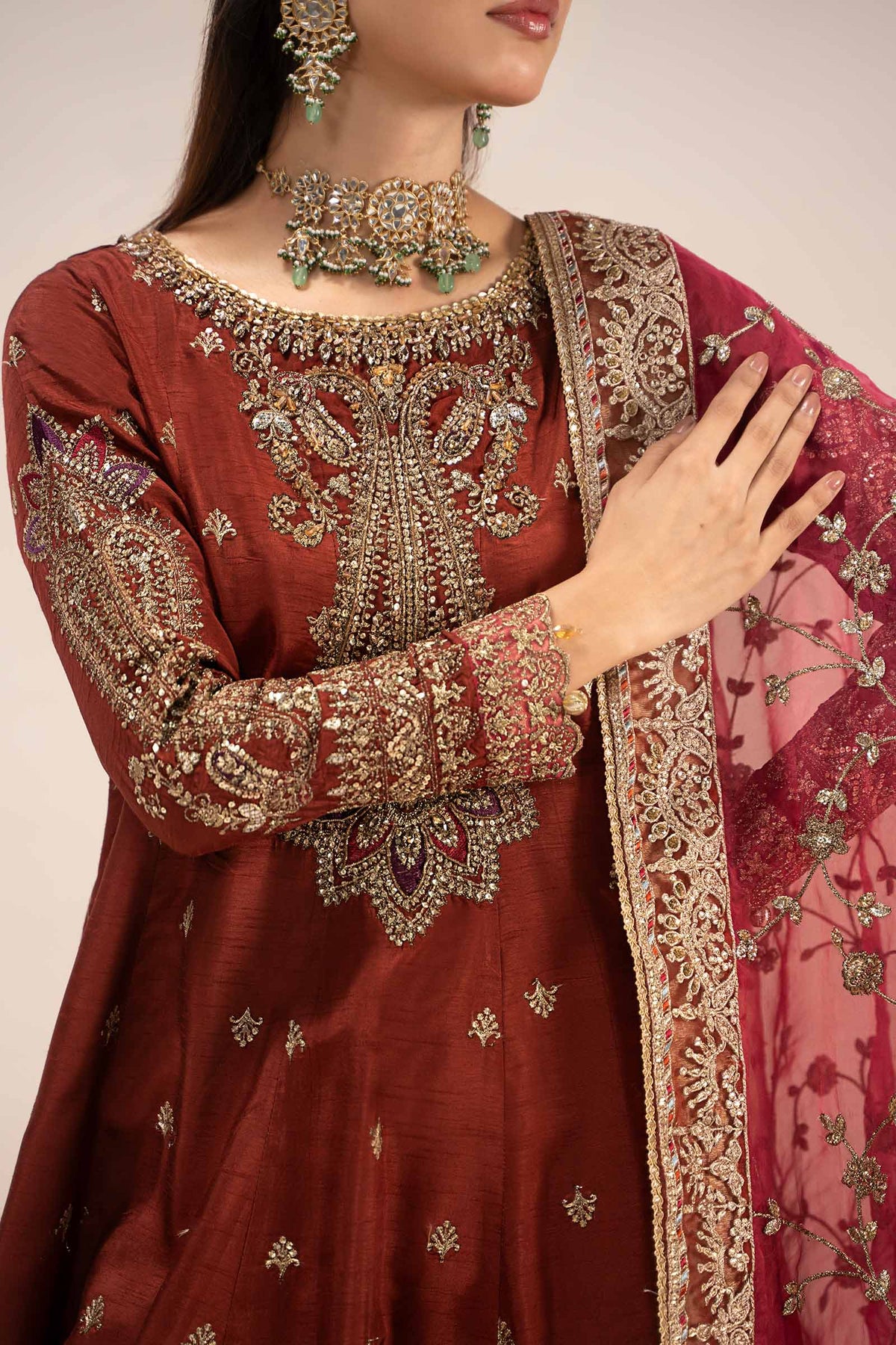 Maria B | Formal Wears | SF-EF25-02 -  Maria B Ladies Clothes - Original Designer Dress - House of Maryam