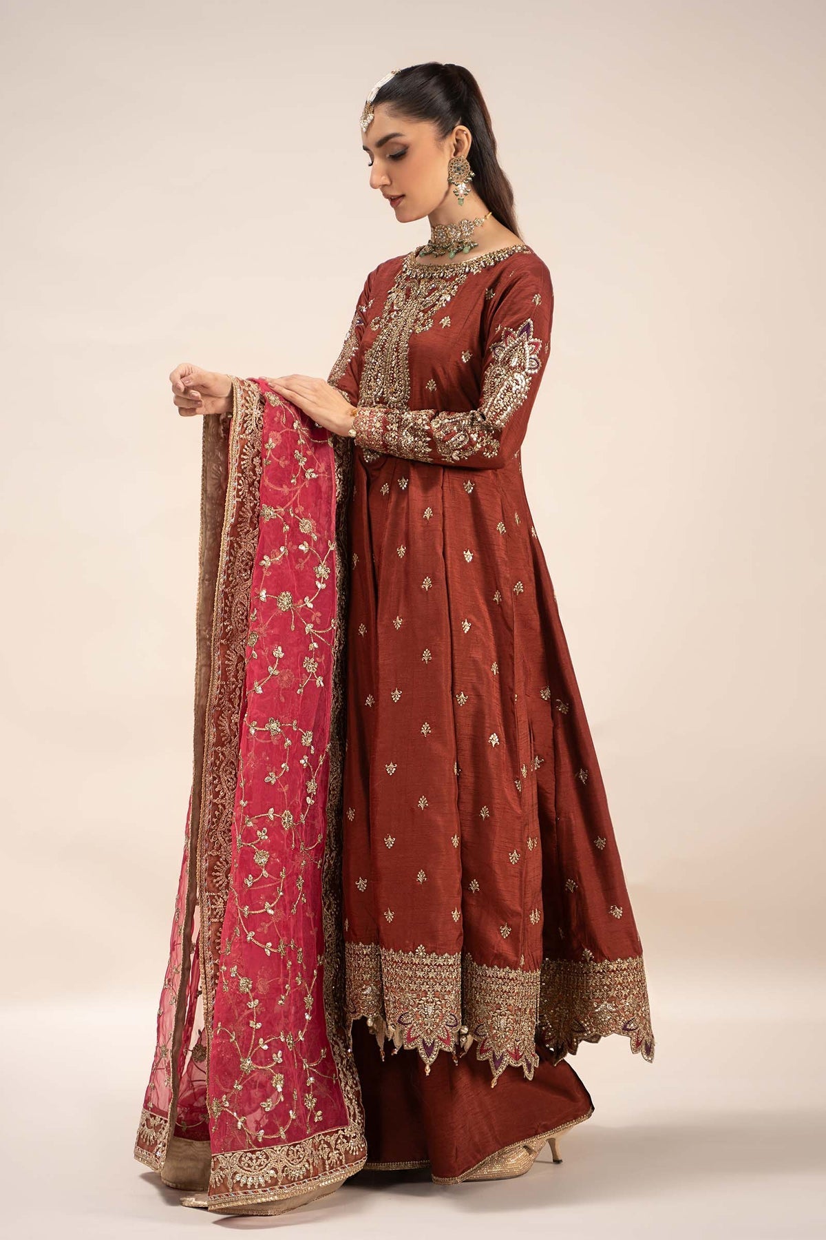 Maria B | Formal Wears | SF-EF25-02 -  Maria B Ladies Clothes - Original Designer Dress - House of Maryam