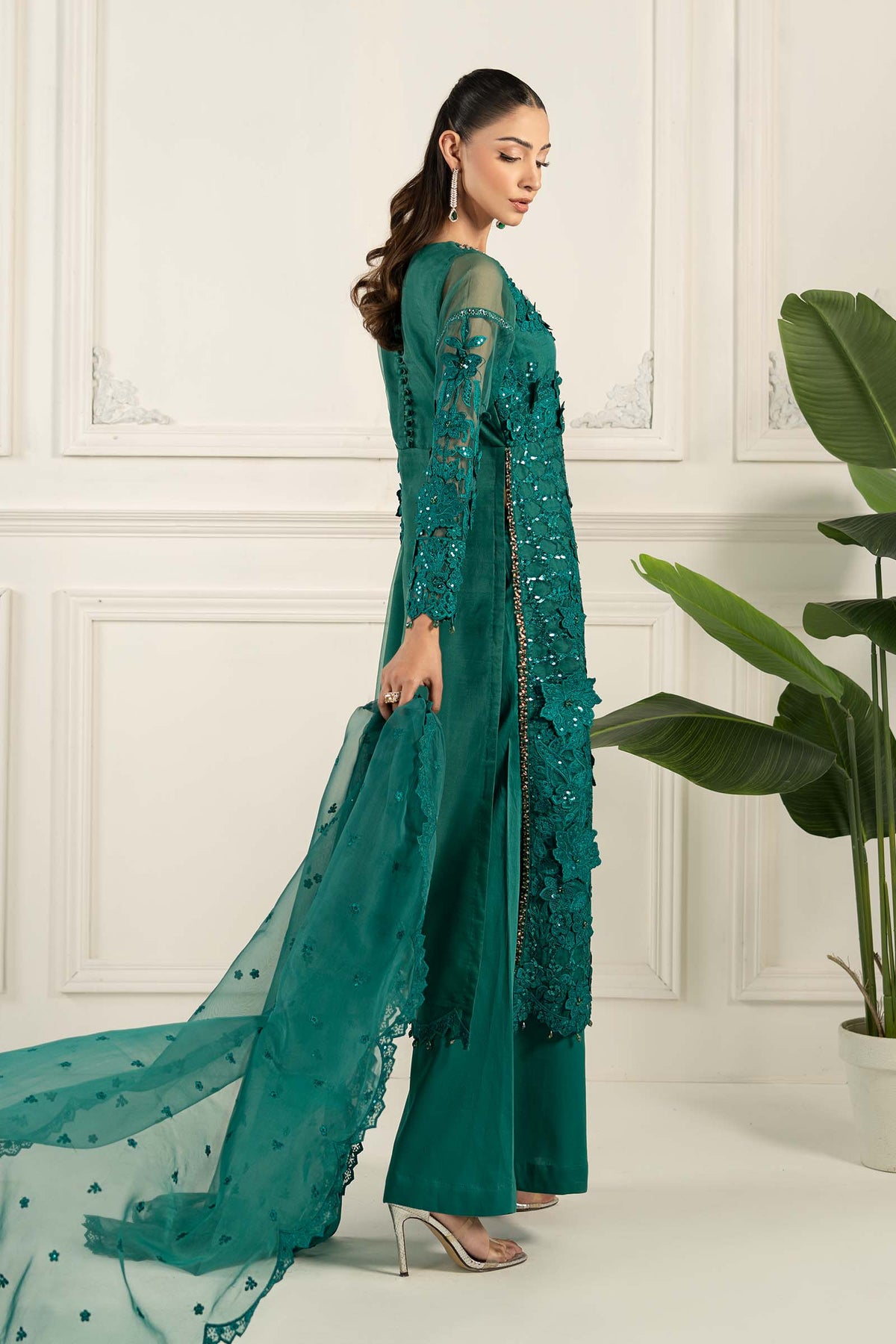 Maria B | Formal Wears | SF-EF25-04 -  Maria B Ladies Clothes - Original Designer Dress - House of Maryam