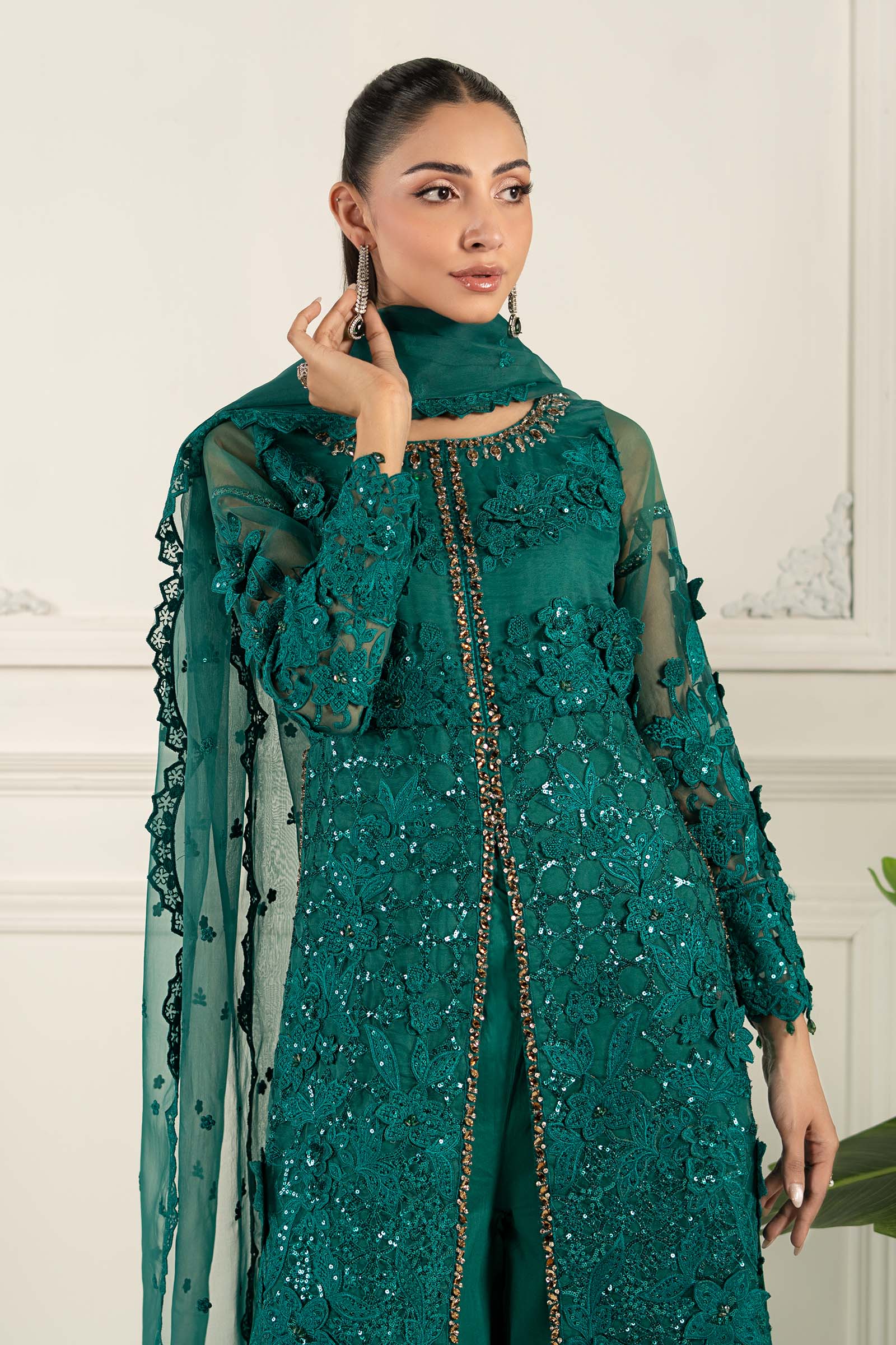 Maira B | Ready to Wear | SF-EF25-04 -  Maria B Luxury Formals -  House of Maryam