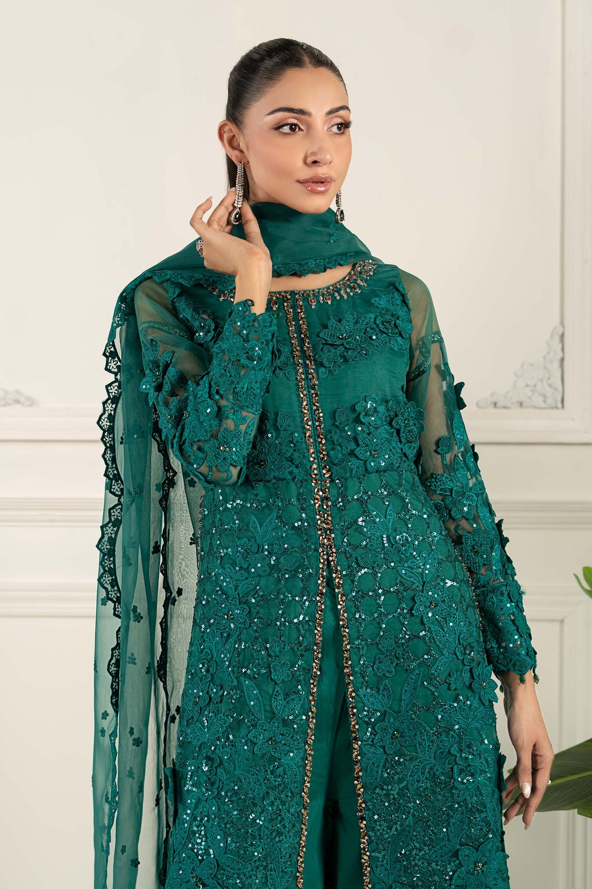 Maria B | Formal Wears | SF-EF25-04 -  Maria B Ladies Clothes - Original Designer Dress - House of Maryam