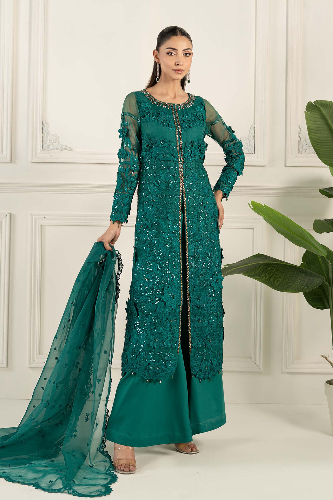 Maira B | Ready to Wear | SF-EF25-04 -  Maria B Luxury Formals -  House of Maryam