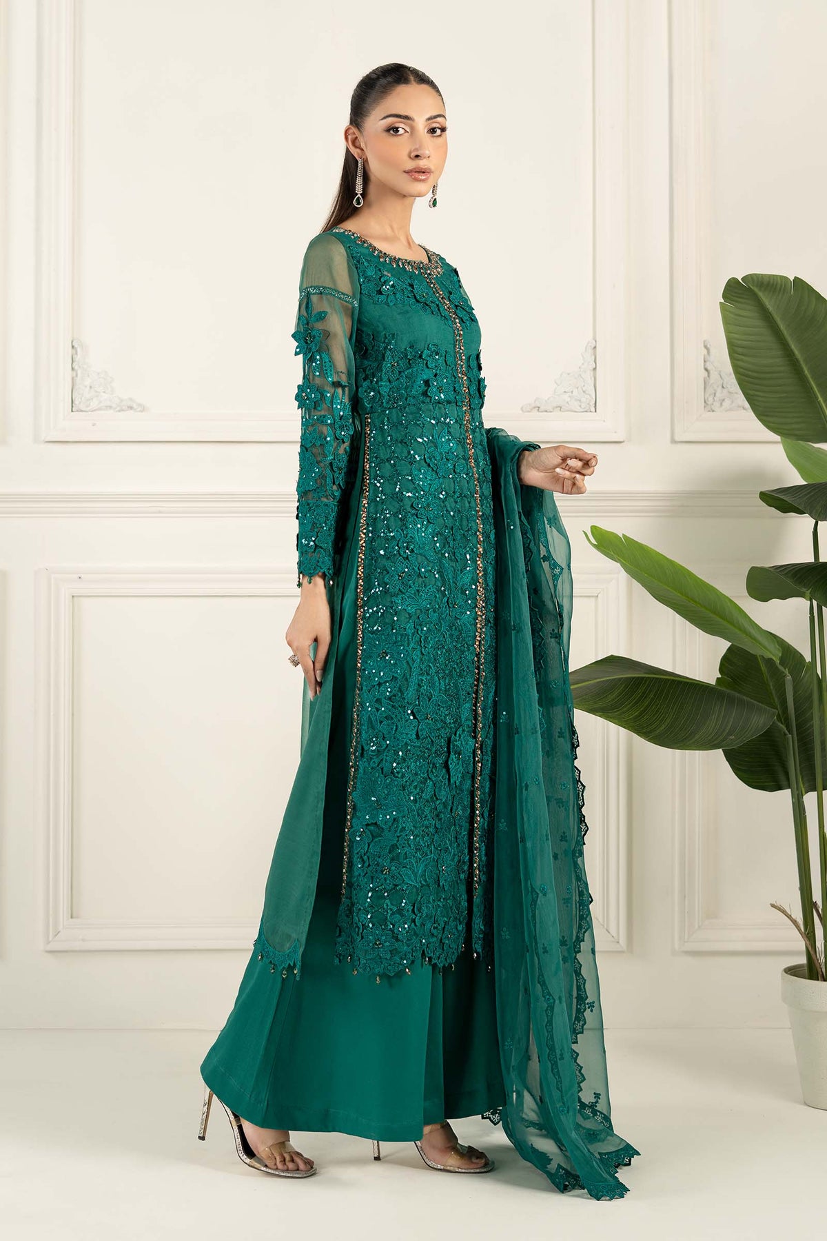 Maria B | Formal Wears | SF-EF25-04 -  Maria B Ladies Clothes - Original Designer Dress - House of Maryam