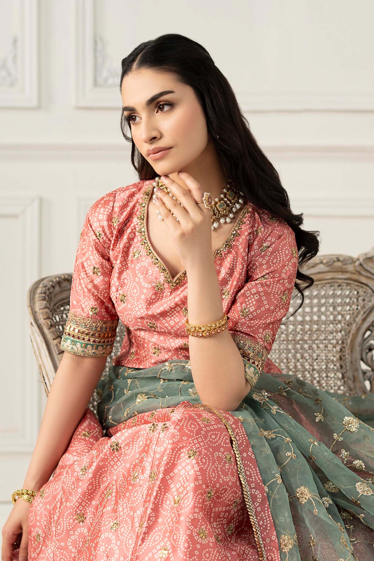 Maria B | Formal Wears | SF-EF25-11 -  Maria B Ladies Clothes - Original Designer Dress - House of Maryam