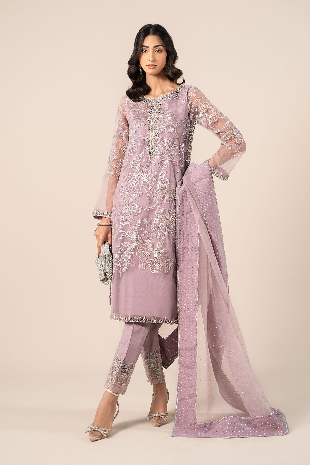 Maria B | Formal Wears | SF-EF25-15 -  Maria B Ladies Clothes - Original Designer Dress - House of Maryam