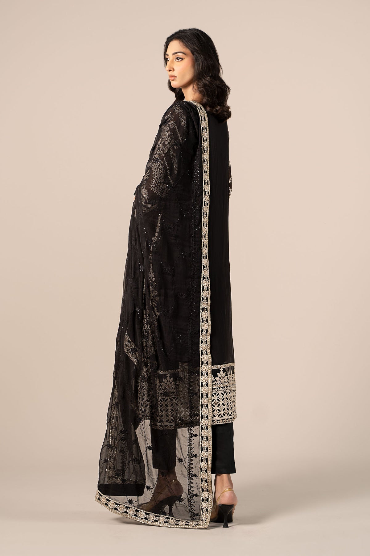Maria B | Formal Wears | SF-EF25-20 -  Maria B Ladies Clothes - Original Designer Dress - House of Maryam