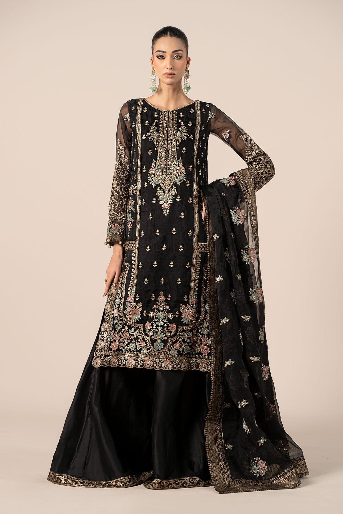 Maria B | Formal Wears | SF-EF25-24 -  Maria B Ladies Clothes - Original Designer Dress - House of Maryam