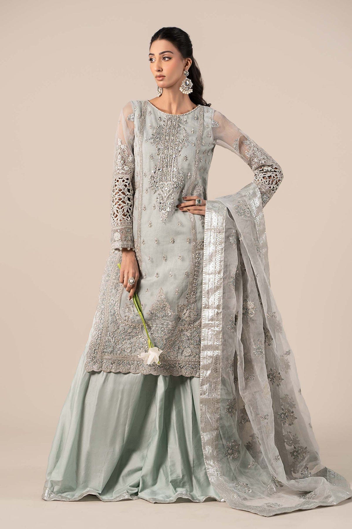Maria B | Formal Wears | SF-EF25-24 -  Maria B Ladies Clothes - Original Designer Dress - House of Maryam